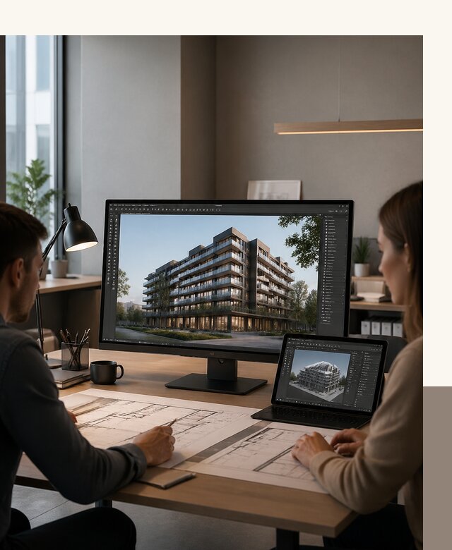 3D визуализация архитектуры и объектов строительства в Новокубанске