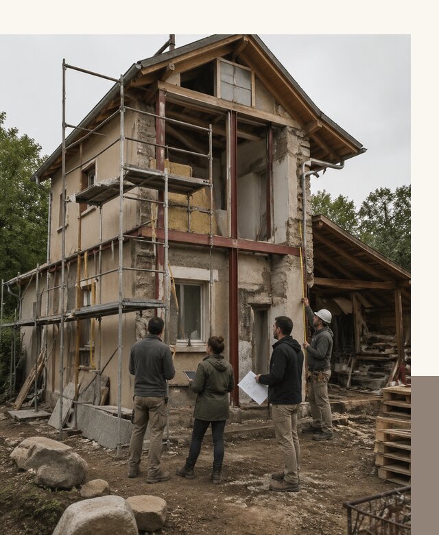 Реконструкция загородного дома под ключ в Новокубанске от бюро